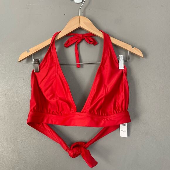NWT J.CREW Colorblock Swimsuit DD halter bikini top & High Leg bottom Sz S M XL - Picture 4 of 16